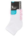 Bonds X-Temp Quater Crew Socks, 3-Pack, Mt Fuji, Maybe Baby & Lilac Fluff product photo View 03 S