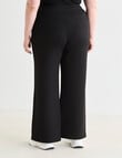 Superfit Curve Premium Wide Leg Pintuck Pant, Black product photo View 02 S
