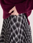 Jigsaw Gita Pleated Midi Skirt, Check product photo View 05 S