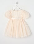 Teeny Weeny All Dressed Up Elsa Dress, Peach product photo