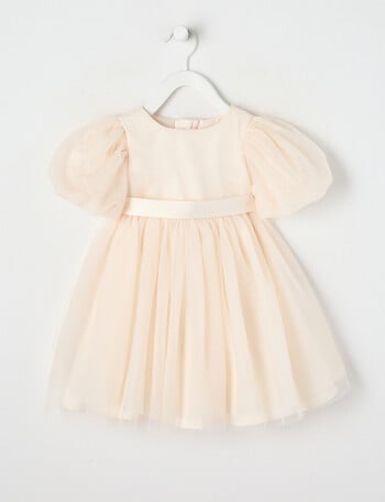 Teeny Weeny All Dressed Up Elsa Dress, Peach product photo