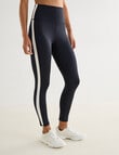 Superfit Contrast Panel Limitless Leggings, Black product photo
