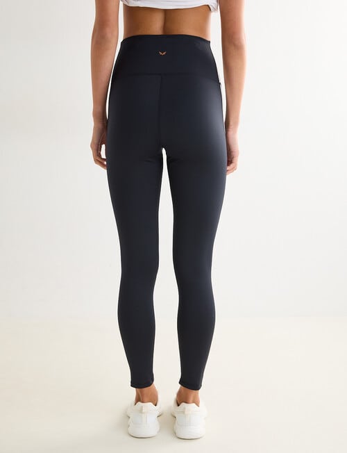 Superfit Contrast Panel Limitless Leggings, Black product photo View 02 L