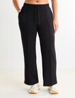 Superfit Wide Pintuck Pant, Black product photo