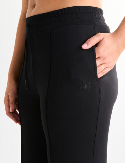 Superfit Wide Pintuck Pant, Black product photo View 04 L