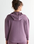 Superfit Quarter Zip Placket Sweatshirt, Musk product photo View 02 S
