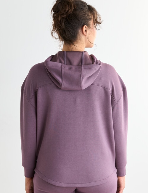 Superfit Quarter Zip Placket Sweatshirt, Musk product photo View 02 L