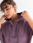 Superfit Quarter Zip Placket Sweatshirt, Musk product photo View 04 S