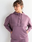 Superfit Quarter Zip Placket Sweatshirt, Musk product photo View 06 S