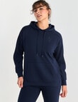Superfit Stepped Hem Hoodie, Bright Navy product photo
