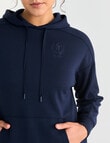 Superfit Stepped Hem Hoodie, Bright Navy product photo View 06 S