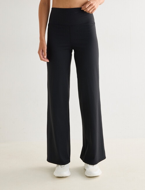 Superfit Wide Leg Active Pant, Black product photo