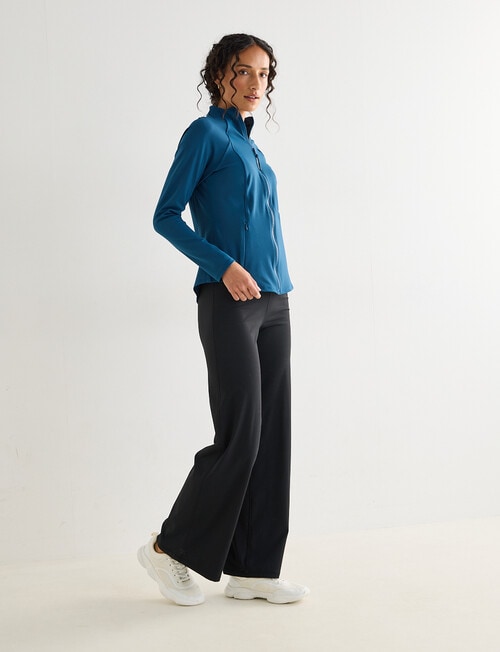 Superfit Wide Leg Active Pant, Black product photo View 03 L