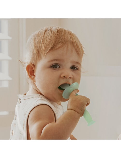 Haakaa 360&deg; Silicone Toothbrush, Lime product photo View 04 L