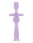 Haakaa 360&deg; Silicone Toothbrush, Lilac product photo View 02 S