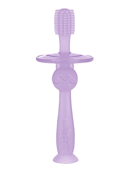 Haakaa 360&deg; Silicone Toothbrush, Lilac product photo View 02 L