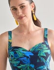 Zest Resort Painted Sea Molly Swimsuit, Blue product photo View 04 S