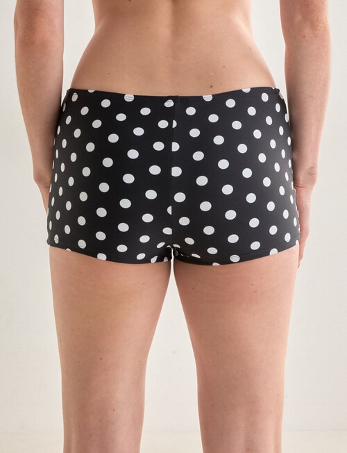 Zest Resort Boyleg Brief, Black Polka Dot product photo View 02 L