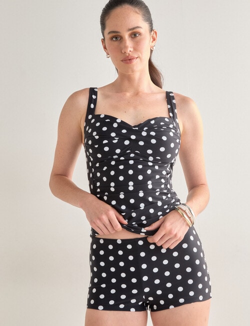 Zest Resort Boyleg Brief, Black Polka Dot product photo View 04 L