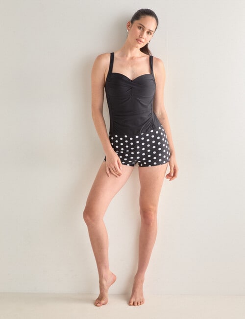 Zest Resort Boyleg Brief, Black Polka Dot product photo View 05 L