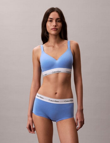 Calvin Klein Icon Cotton Modal Bralette, Blue Descent product photo