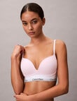 Calvin Klein Icon Cotton Modal Push Up Bra, Cradle Pink, A-DD product photo View 02 S