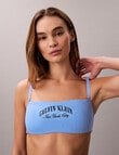 Calvin Klein Heritage Athletic Lightly Lined Bandeau, Blue Descent product photo