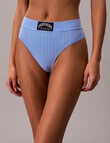 Calvin Klein Heritage Athletic Thong Brief, Blue Descent product photo View 02 S