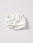 Little Bundle Scotty Dog Quilted Sleep Set, 2-Piece, White & Green product photo View 03 S