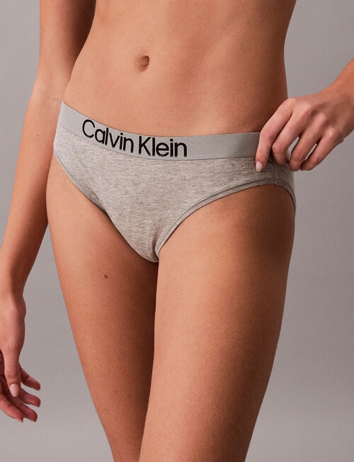 Calvin Klein Cotton Stretch Bikini Brief, 5-Pack, White, Grey, Black, Pink & Blue product photo View 03 L