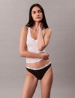 Calvin Klein Icon Logo Bikini Brief, 3-Pack, Black, Grey & Animal product photo View 02 S