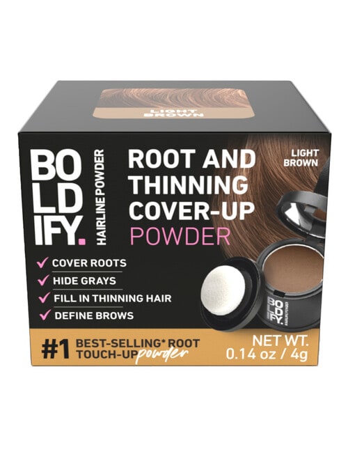 BOLDIFY. Root & Thinning Cover Up Powder, Light Brown, 4g product photo View 03 L
