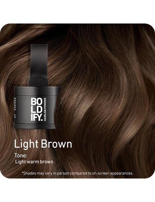 BOLDIFY. Root & Thinning Cover Up Powder, Light Brown, 4g product photo View 04 L
