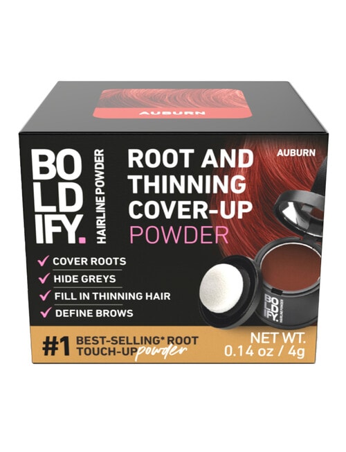BOLDIFY. Root & Thinning Cover Up Powder, Auburn, 4g product photo View 03 L