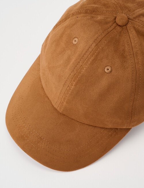 Boston + Bailey Suede Cap, Tan product photo View 03 L