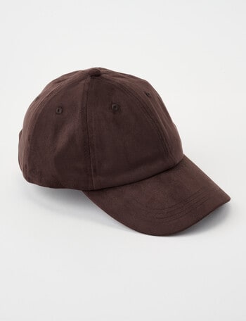 Boston + Bailey Suede Cap, Espresso product photo