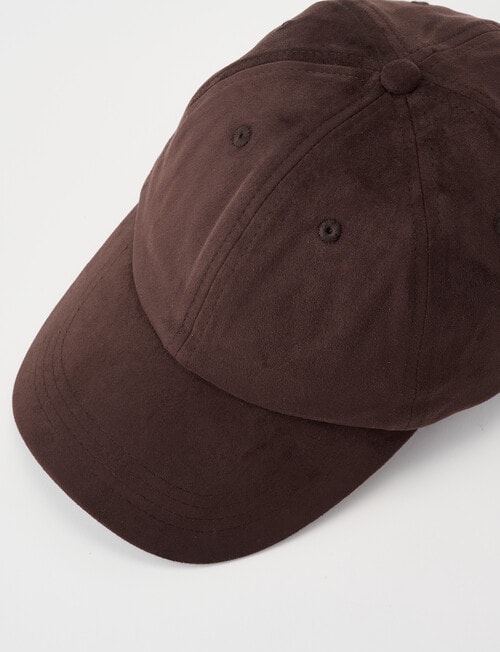 Boston + Bailey Suede Cap, Espresso product photo View 03 L