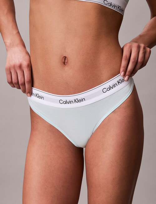 Calvin Klein Icon Ctn Modal Thong Brief, Feel The Mint product photo
