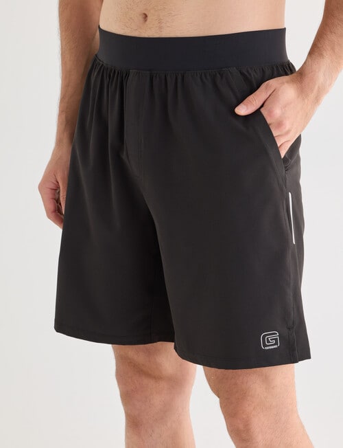 Gym Equipment Performance Short, Black product photo View 04 L
