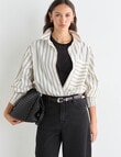 Mineral Melt Shirt, Chalk Stripe product photo
