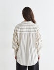 Mineral Melt Shirt, Chalk Stripe product photo View 02 S