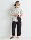 Mineral Melt Shirt, Chalk Stripe product photo View 08 S