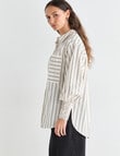 Mineral Melt Shirt, Chalk Stripe product photo View 10 S