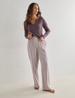 Mineral Sleep Henley Top, Espresso product photo View 03 S