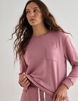 Mineral Sleep Pocket Sleep Top, Fig product photo