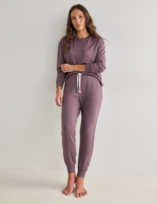 Mineral Sleep Jogger Pant, Espresso product photo View 03 L