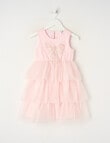 Mac & Ellie Party Collection Bow Dress, Light Blush product photo