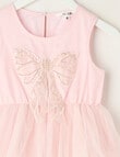 Mac & Ellie Party Collection Bow Dress, Light Blush product photo View 02 S