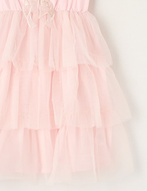 Mac & Ellie Party Collection Bow Dress, Light Blush product photo View 03 L