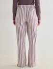 Mineral Sleep Flannel Pant, Mocha Stripe product photo View 02 S